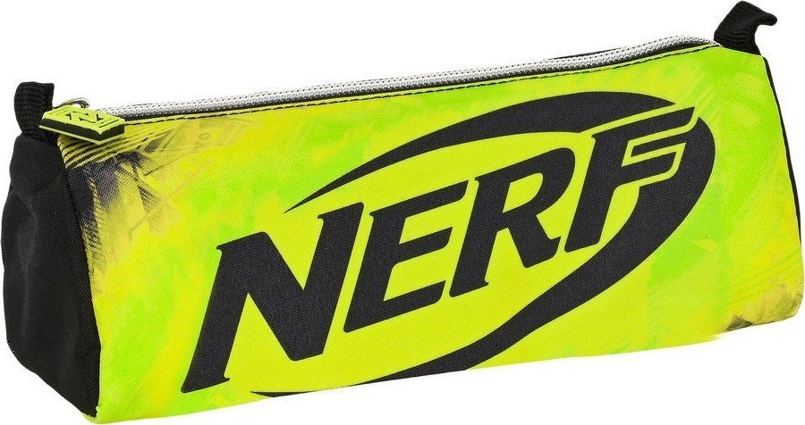 Piórnik Nerf Torba szkolna Nerf Neon Czarny Limonka (21 x 8 x 7 cm) 1