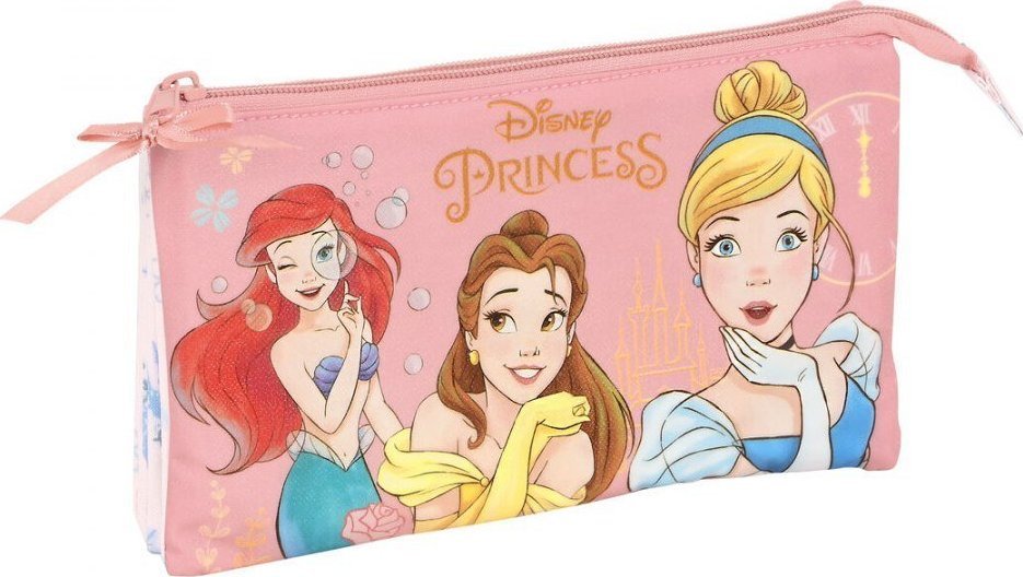 Piórnik Princesses Disney Piórnik Potrójny Princesses Disney Dream it Różowy (22 x 12 x 3 cm) 1