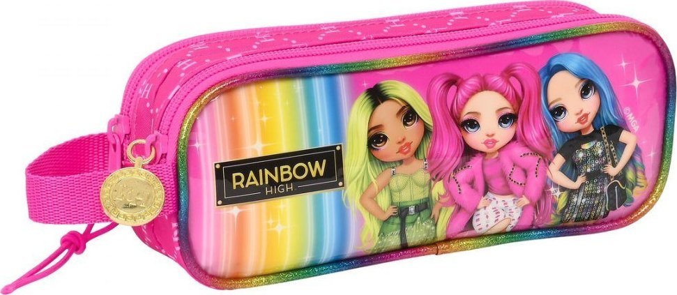 Piórnik Rainbow High Piórnik Podwójny Rainbow High Fuksja (21 x 8 x 6 cm) 1