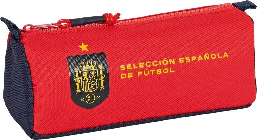 Piórnik real federación espaola de ftbol Torba szkolna RFEF Czerwony Niebieski (21 x 8 x 7 cm) 1