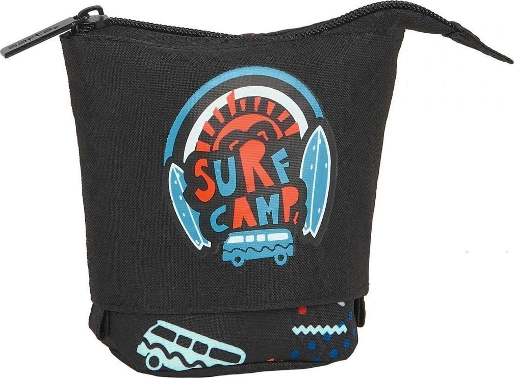 Piórnik Safta Etui Surf Camp Safta Czarny Pomarańczowy Jasnoniebieski 1