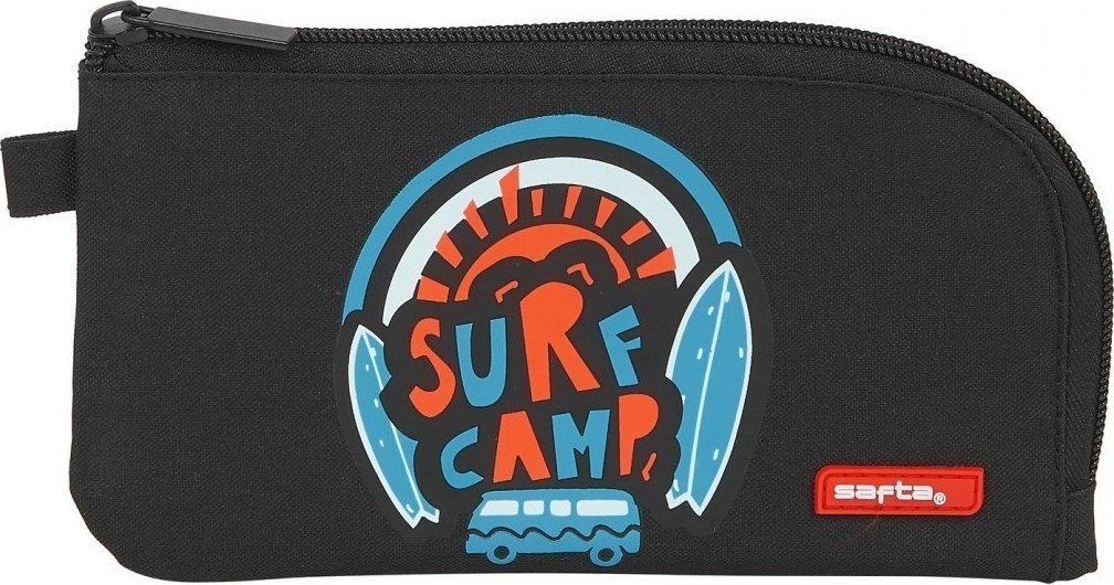 Piórnik Safta Etui Surf Camp Safta Czarny Pomarańczowy Jasnoniebieski 1