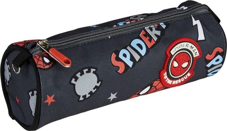 Piórnik Spiderman Torba szkolna cylindryczna Spiderman Czarny (8 x 8 x 23 cm) 1