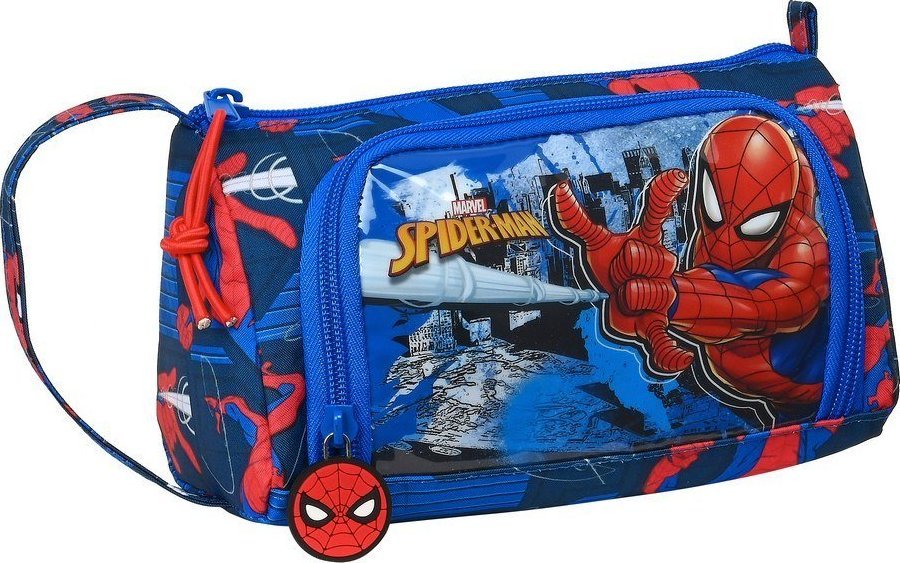 Piórnik Spiderman Torba szkolna Spiderman Great Power Czerwony Niebieski (20 x 11 x 8.5 cm) 1