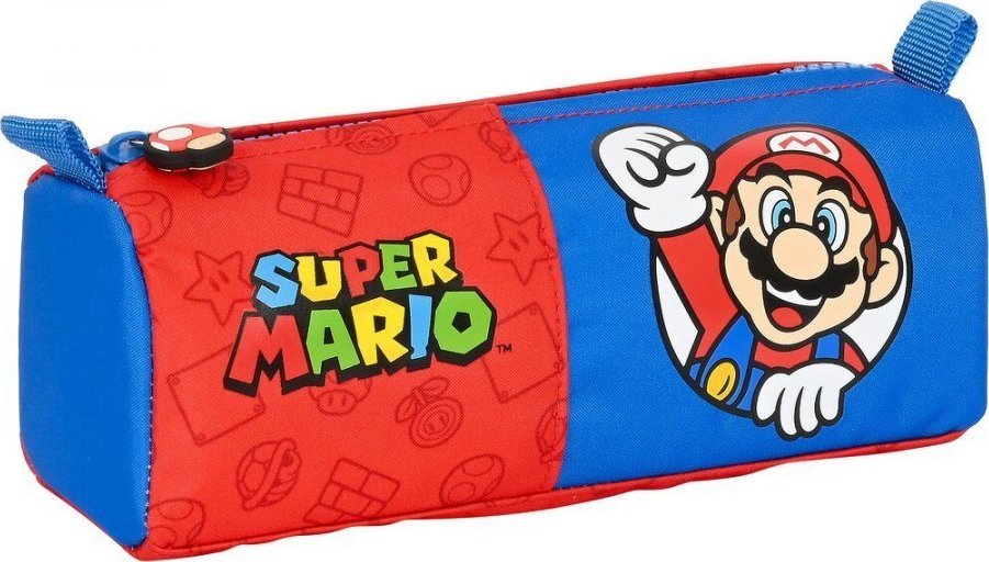 Piórnik Super Mario Torba szkolna Super Mario Czerwony Niebieski (21 x 8 x 7 cm) 1