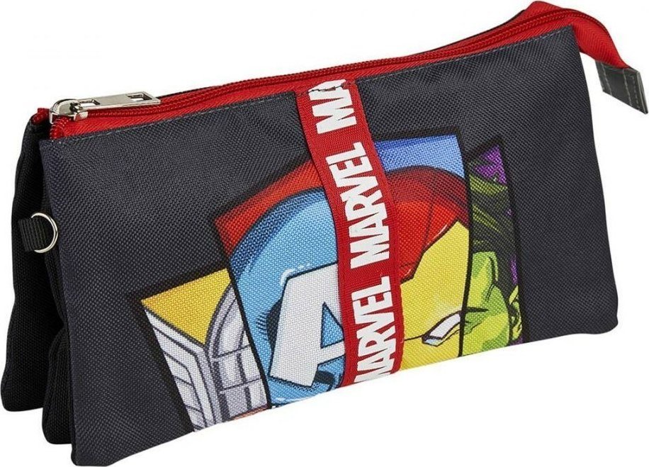 Piórnik Avengers Etui The Avengers Czarny (11,5 x 2 x 22,5 cm) 1