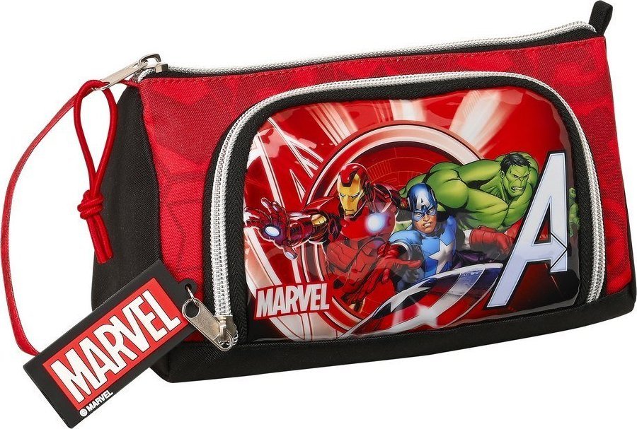 Piórnik Avengers Torba szkolna The Avengers Infinity Czerwony Czarny (20 x 11 x 8.5 cm) 1