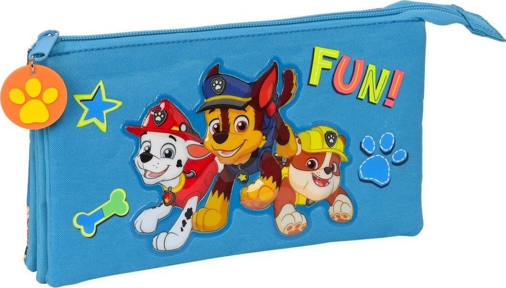 Piórnik The Paw Patrol Piórnik Potrójny The Paw Patrol Friendship Niebieski (22 x 12 x 3 cm) 1