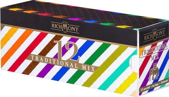 Richmont Herbaty Richmont Traditional Mix 12x4g - zestaw dobry na prezent 1