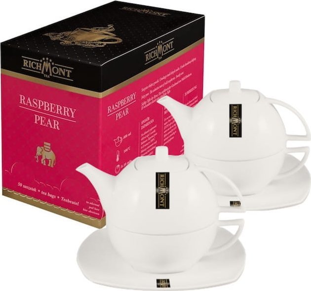 Richmont Herbata Richmont Raspberry Pear 50x6g i 2 komplety Duo 1