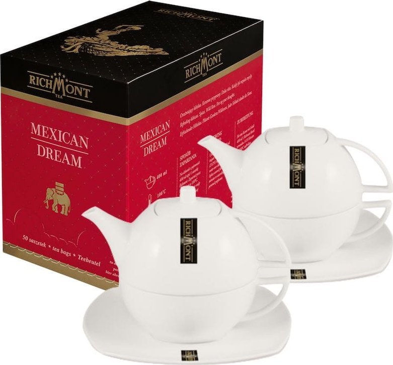 Richmont Herbata Richmont Mexican Dream 50x6g i 2 dzbanki duo 1