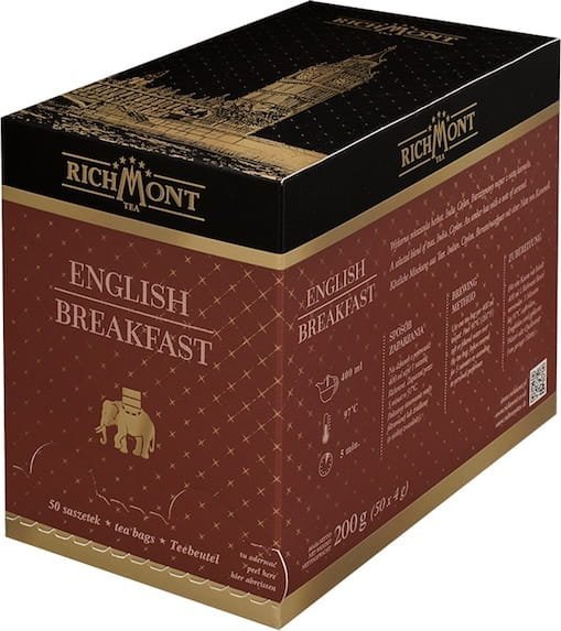 Richmont Herbata Richmont English Breakfast 50x4g - tradycyjna mieszanka czarnych herbat 1