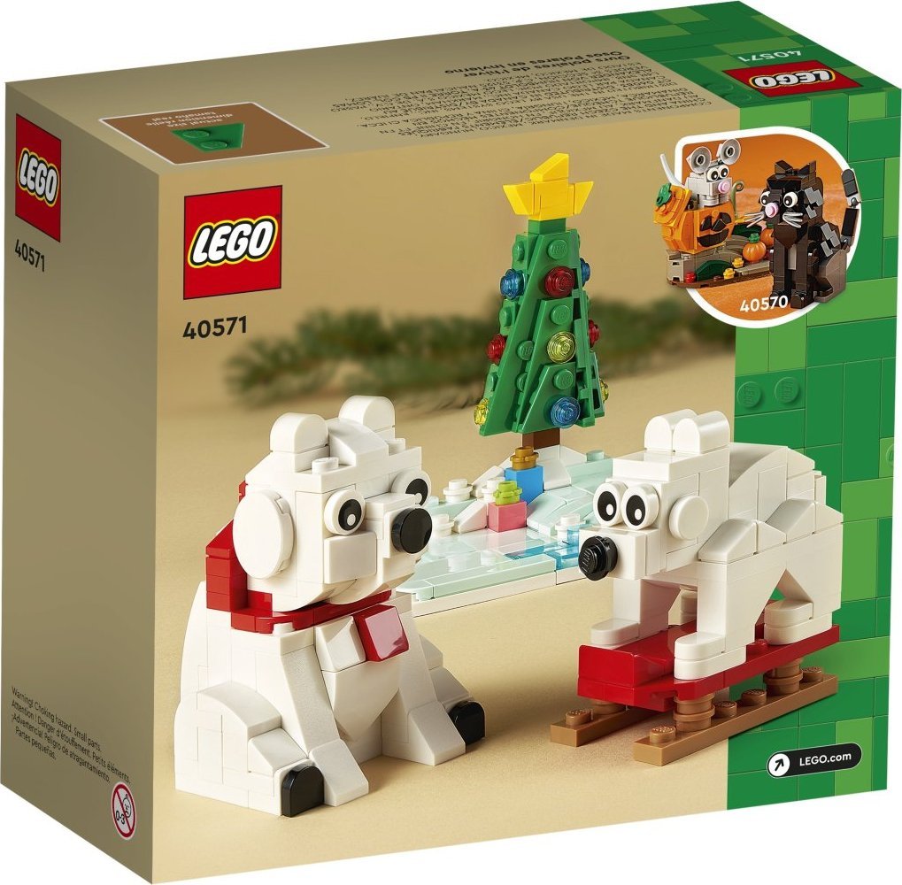 LEGO Exclusive Zimowe niedźwiedzie polarne (40571) - Morele.net