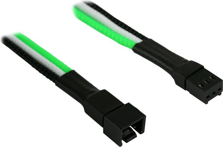 Nanoxia 3-pin - 3-pin, 0.3m, Czarno-zielony (NX3PV3EGWS) 1