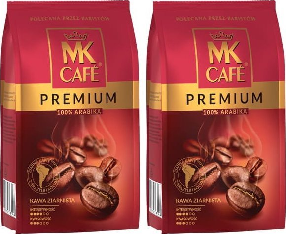 Kawa ziarnista MK Cafe MK Cafe Premium 1kg kawa ziarnista 2 szt 1