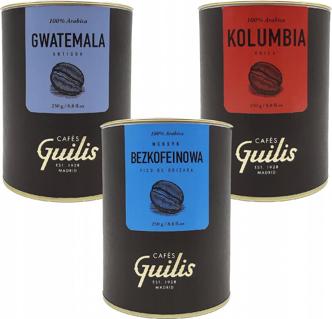 Kawa ziarnista Cafes Guilis Zestaw 250 g 1