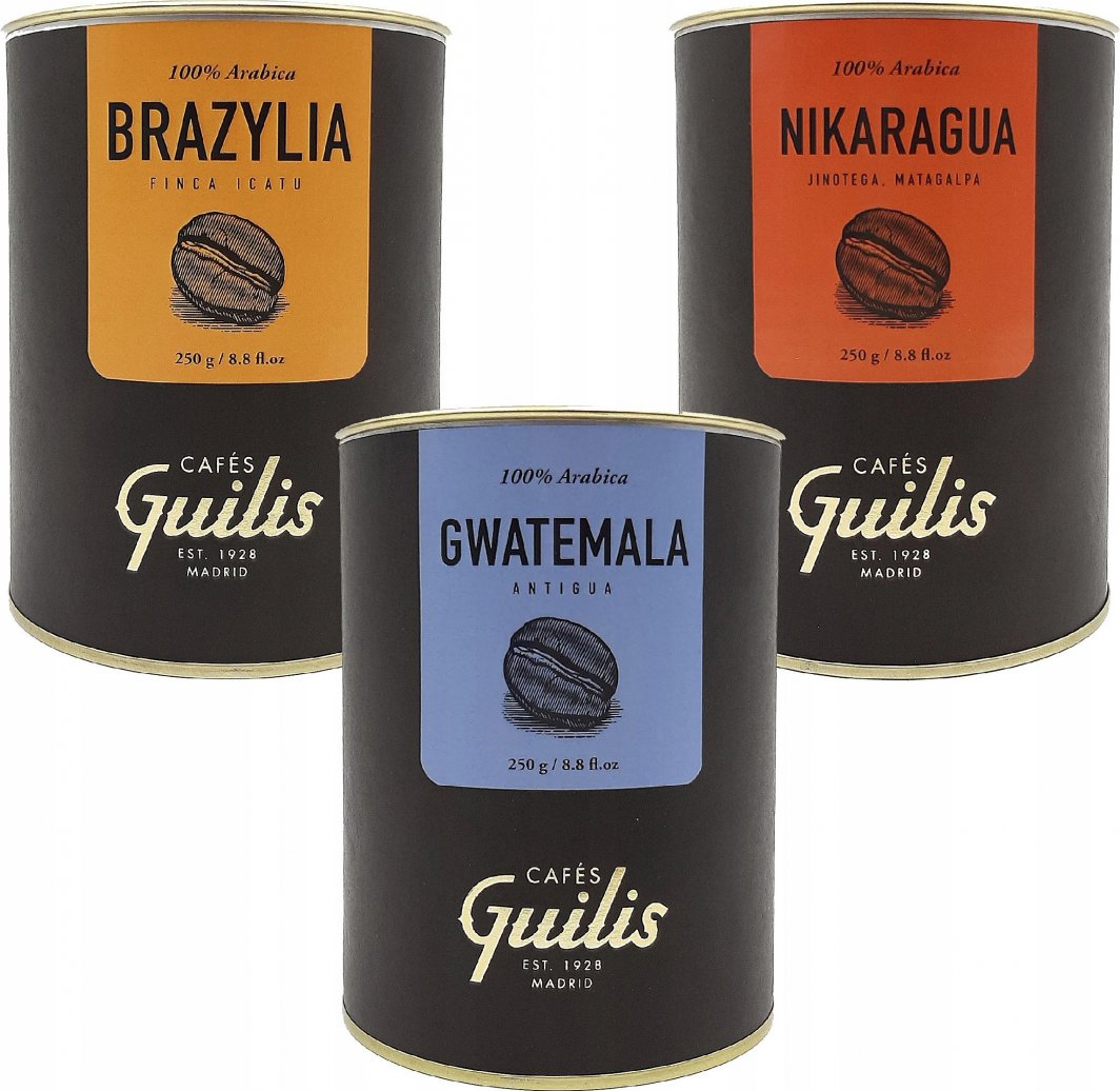 Kawa ziarnista Cafes Guilis Zestaw 250 g 1