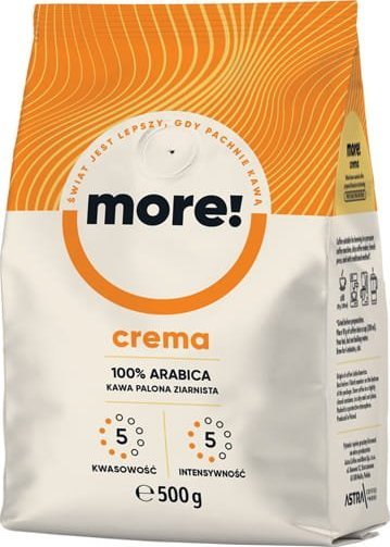 Kawa ziarnista Astra Astra More Crema 500g kawa ziarnista 1