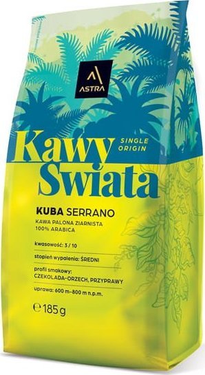 Kawa ziarnista Astra Astra Kuba Serrano 185g kawa ziarnista 1