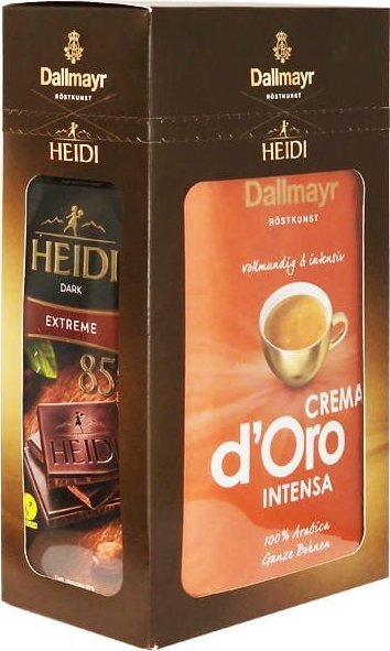 Kawa ziarnista Dallmayr Dallmayr Intensa D'Oro 1kg ziarnista HEIDI GRATIS 1