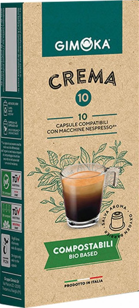 Gimoka Kapsułki do ekspresu GIMOKA NESPRESSO CREMA 10 szt 1
