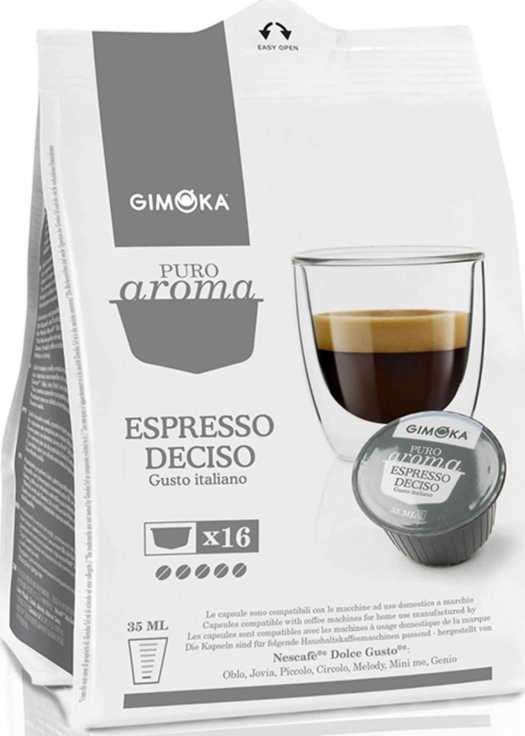 Gimoka Kapsułki do ekspresu GIMOKA DOLCE GUSTO DECISO 16 sztuk 1