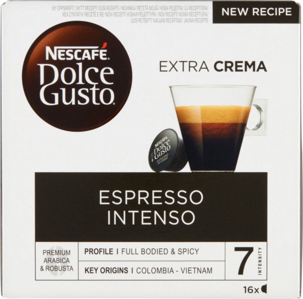 Nescafe Kapsułki do ekspresu NESCAFE Dolce Gusto Espresso Intenso 16 sztuk 1