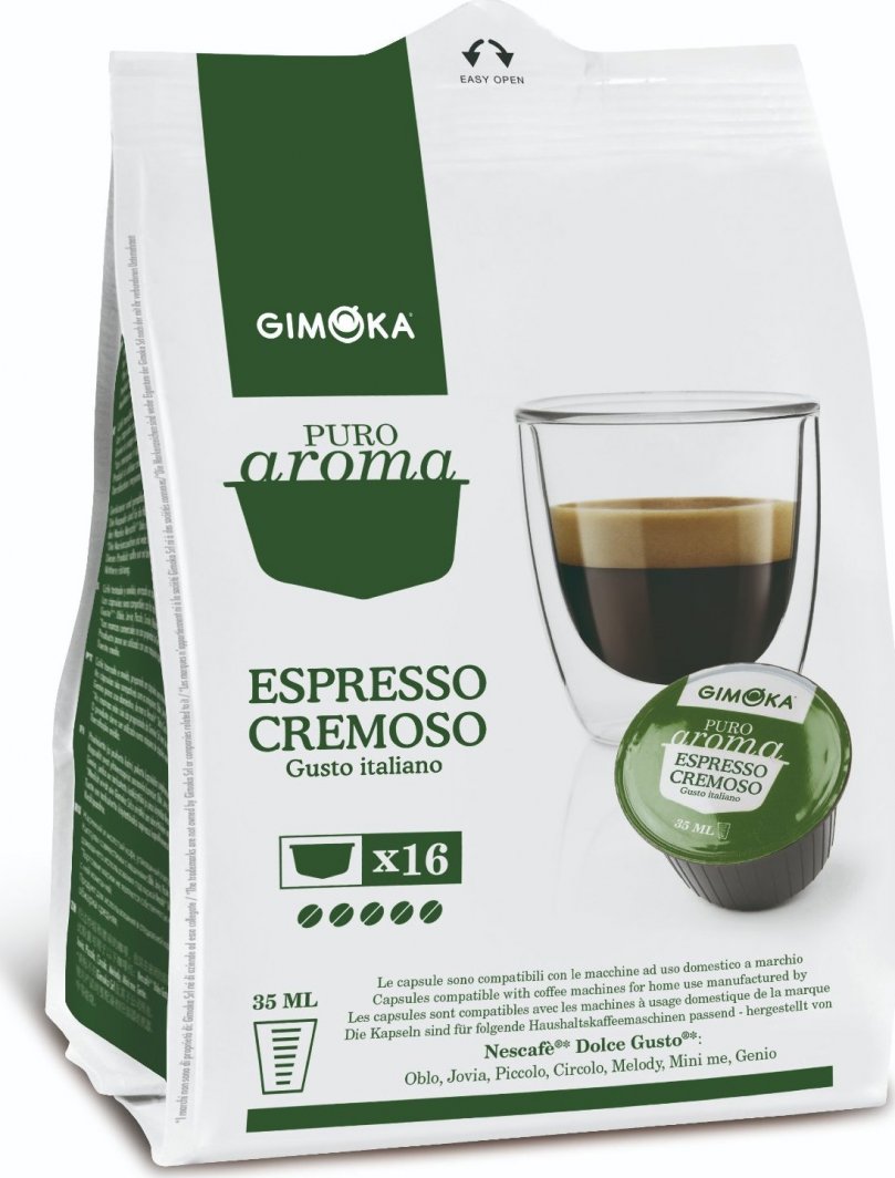 Gimoka Kapsułki do ekspresu GIMOKA DOLCE GUSTO CREMOSO 16 sztuk 1