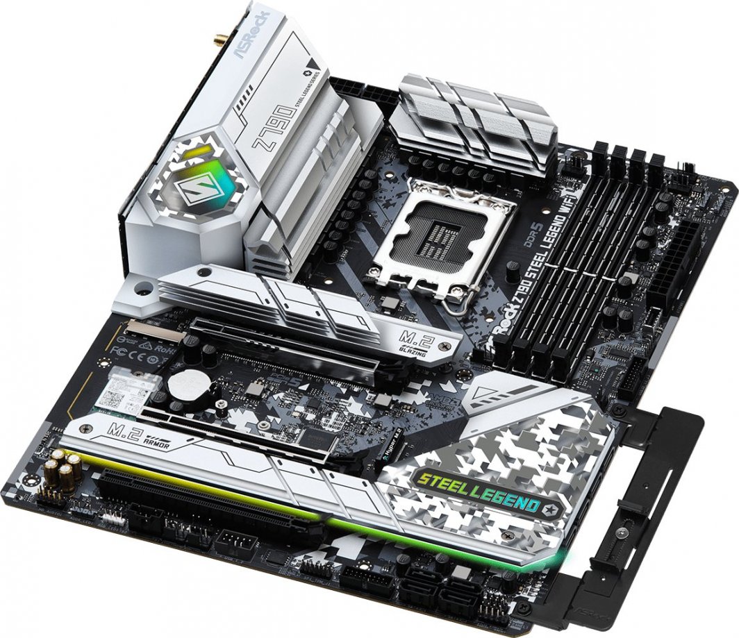 Z790 Steel Legend WiFi + i9-13900KF +メモリ ASRock Z790 STEEL LEGEND WIFI - Płyta główna - Morele.net
