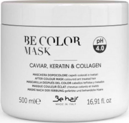 Be Hair Be Hair Be Color, maska do włosów farbowanych z kawiorem i keratyną 500ml 1