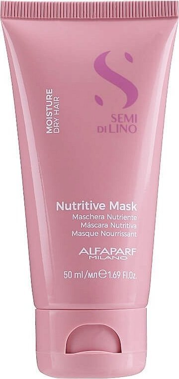 Alfaparf Alfaparf Semi Di Lino Nutritive maska nawilżająca, podróżna 50ml 1