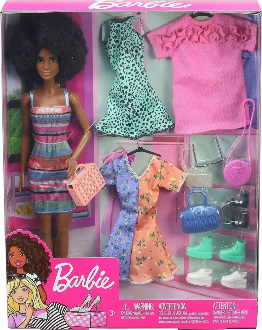 Mattel BARBIE LALKA UBRANKA PARTY FASHION ZESTAW BARBIE 1