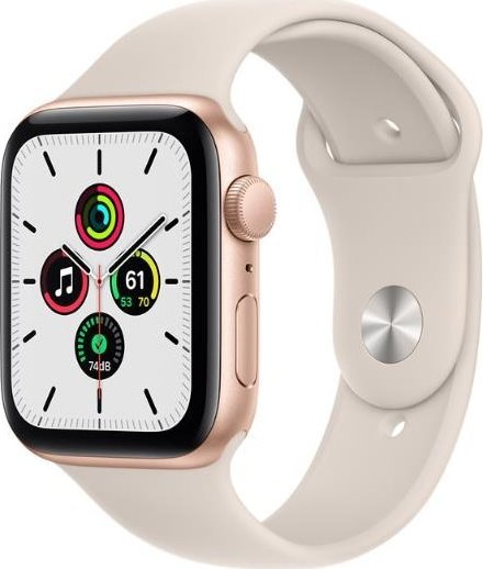 Smartwatch Apple Watch SE GPS + Cellular 44mm Gold Alu Beige Sport Beżowy  (MKQ53TY/A) 1