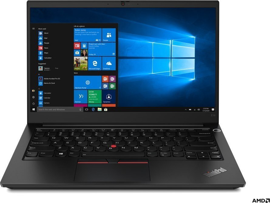 Laptop Lenovo Lenovo ThinkPad E14 (Gen 3) Black, 14 ", IPS, FHD, 1920x1080, Anti-glare, AMD Ryzen 7, Ryzen 7 5700U, 16 GB, 8GB Soldered DDR4-3 1