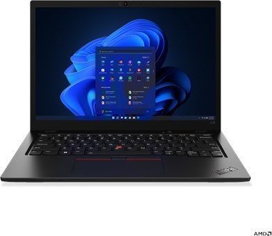 Laptop Lenovo Lenovo ThinkPad L13 (Gen 3) Black, 13.3 ", IPS, WUXGA, 1920x1200, Anti-glare, AMD Ryzen 5 PRO, 5675U, 16 GB, Soldered DDR4-3200, 1