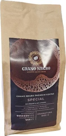 Kawa ziarnista Grano Negro Special 1 kg 1