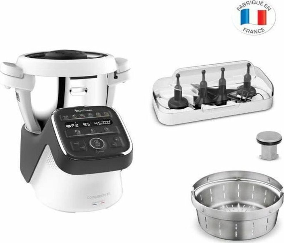 Multicooker Moulinex Robot Kuchenny Moulinex Companion XL HF80C800 Czarny 1550 W 1550 W 1