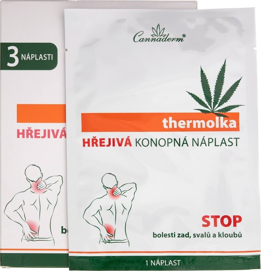 Cannaderm Cannaderm Thermolka Plastry rozgrzewające - 3 sztuki 1