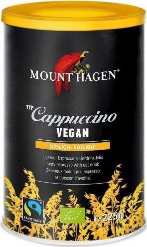Mount Hagen VEGE CAPPUCCINO FAIR TRADE BIO 225 g - MOUNT HAGEN 1