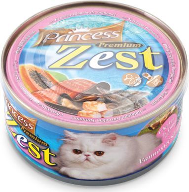 Princess PRINCESS KOT pusz ZEST 170g VANNAM SHRIM KURA TUŃCZYK 1