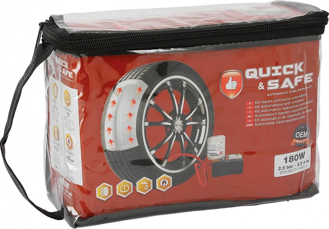 Sumex Sumex Quick & Safe - Zestaw naprawczy z kompresorem 180W - Kompresor ...