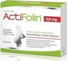 Polski Lek ACTIFOLIN 0,8mg 30 tabletek 1