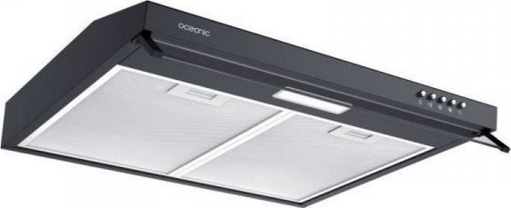 Okap Oceanic Okap konwencjonalny Oceanic OCEAHC202SB 202 m3/h Czarny C 200 m3/h (60 cm) 1