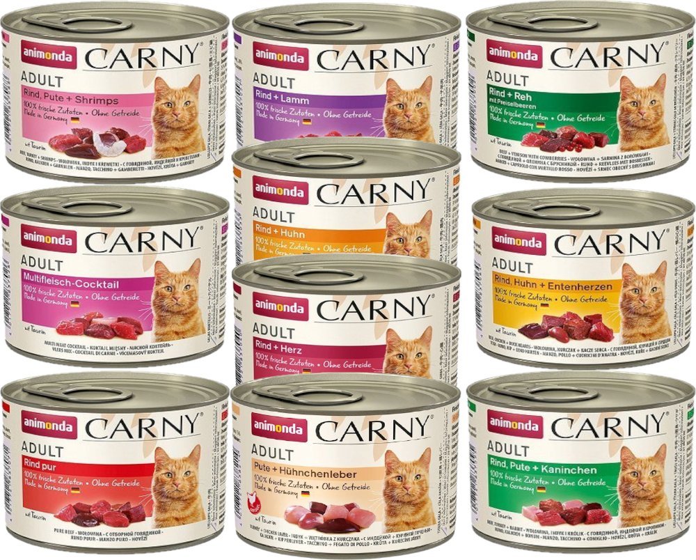 Animonda ANIMONDA Cat Carny Adult Mix 10 Smaków 30x200g 1