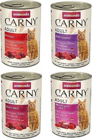 Animonda ANIMONDA Cat Carny Adult Mix Smaków 30x400g (27+3gratis) 1