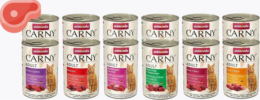 Animonda ANIMONDA Cat Carny Adult mięsna uczta 12x400g 1