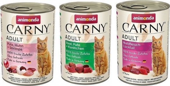 Animonda ANIMONDA Cat Carny Adult Mix smaków I 12 x 400g 1