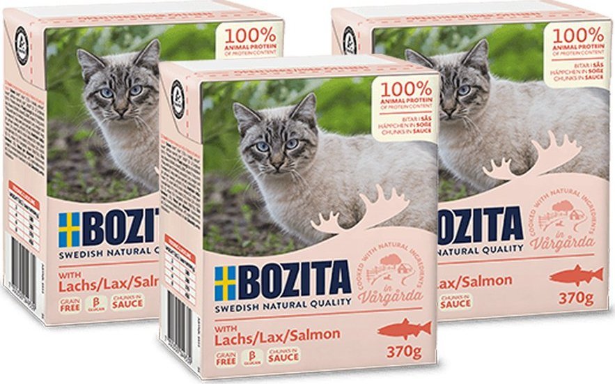 Bozita BOZITA Cat Łosoś W Sosie 3x370g 1