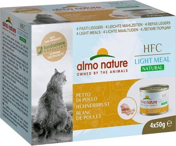 Almo Nature ALMO NATURE HFC Natural Light pierś z kurczaka 4x50g 1