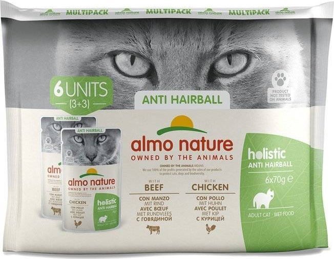 Almo Nature ALMO NATURE HFC Functional Multipack Anti-Hairball 6x70g 1